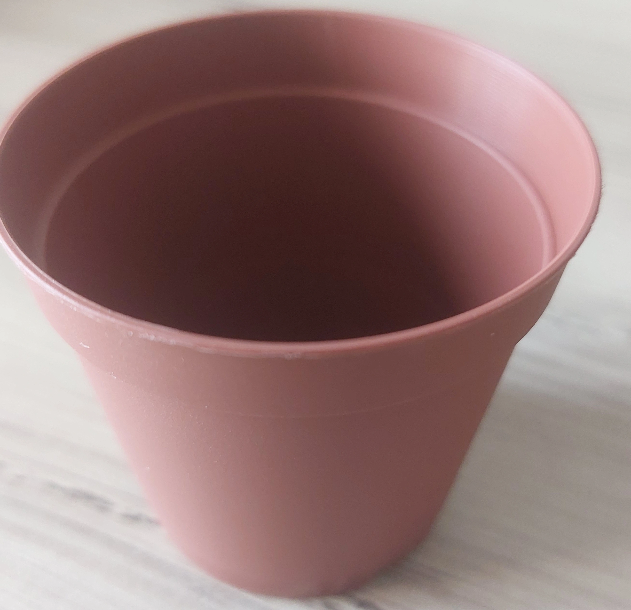 5.5 cm terracotta renkli plastik saksı